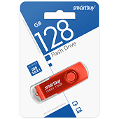   128Gb, USB3.0/3.1 Smartbuy Twister Red (SB128GB3TWR)