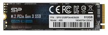 Твёрдотельный накопитель 0512,0 Gb SSD Silicon Power A60 (SP512GBP34A60M28), PCIe 3x4, R/W-2200/1600 MB/s