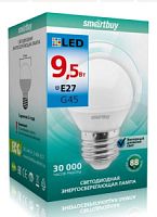Лампа светодиодная Шарик (G45) 9.5Вт E27 6000K SmartBuy (SBL-G45-9_5-60K-E27)