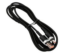 USB кабель Type-C 1.8м Cablexpert (CCP-USB2-AMCM-66W-1.8M), 6A, 66Вт, QC3.0, оплетка, медь, черный