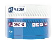  DVD-R 4,7Gb MyMedia by Verbatim 16X Wrap (50) Printable (69202)