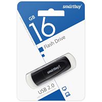 Носитель информации 16Gb, USB 2.0 Smartbuy Scout Black (SB016GB2SCK)
