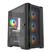  Powercase ByteFlow Micro Black, Tempered Glass, 4120mm ARGB fans, mATX (CAMBFW-A4)