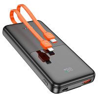 Внешний аккумулятор HOCO J119, Sharp charger, 10000mAh, PD20W, QC3.0, цвет: чёрный